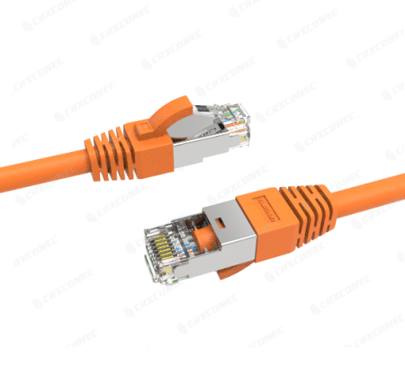 کابل پچ Cat.6A STP 26AWG با روکش PVC رنگ نارنجی 15 متر، دارای لیست UL - کابل پچ کورد Cat.6A 26AWG رنگ قرمز، دارای لیست UL